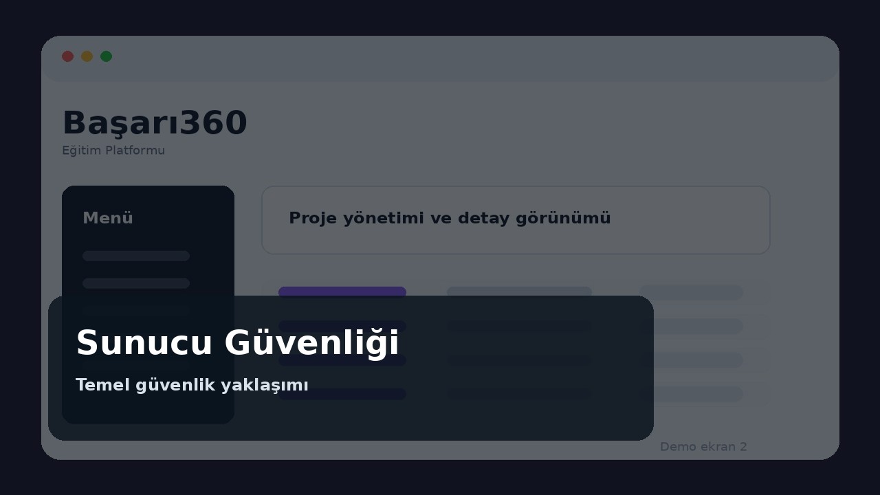 Ölçeklenebilir Bir Web Uygulamasında Mimari Kararlar